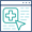 Webpage pointing to a cross